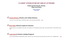 Desktop Screenshot of great-authors.albertarose.org